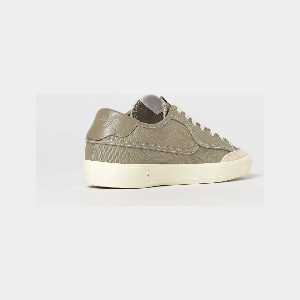 Autry Windscape Sneakers in Cotton Canvas Green (SCLMCU03) (2)