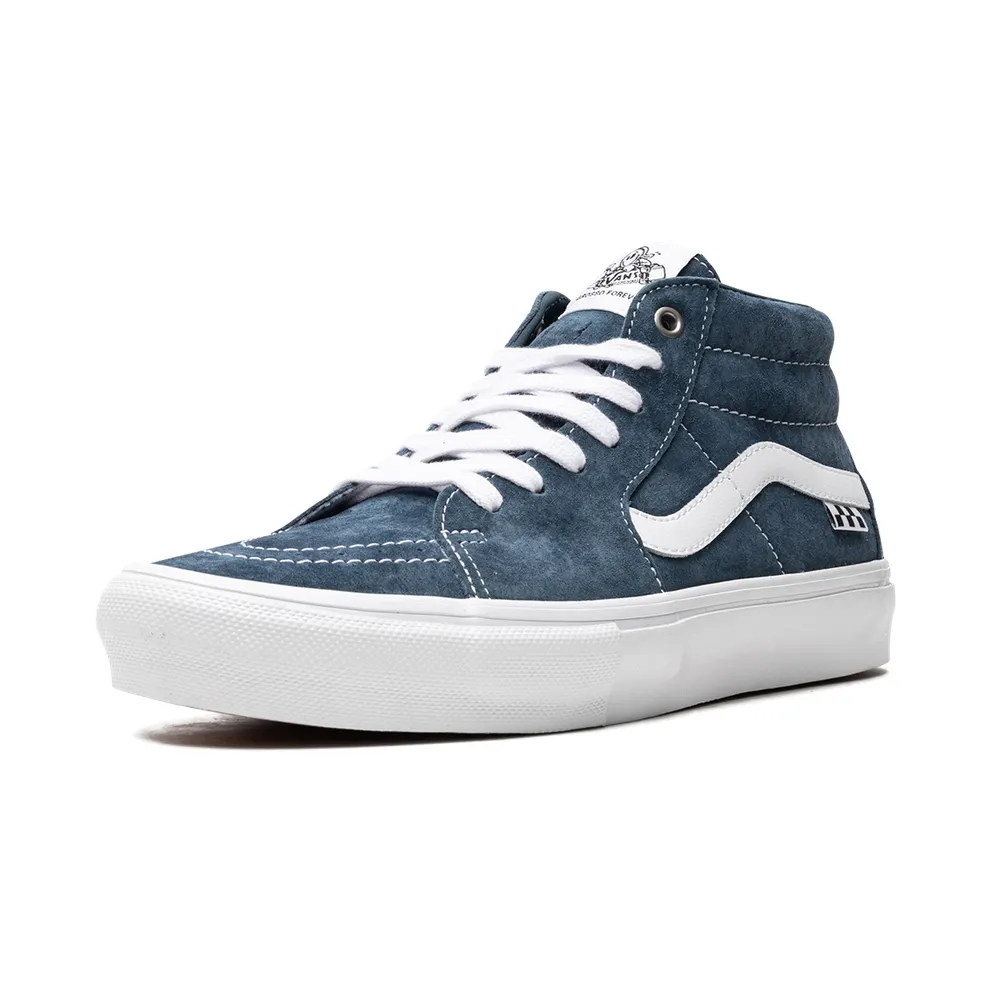 Vans Pig Suede Skate Grosso Mid “Blue/White” (VN0A5FCGY6Z)