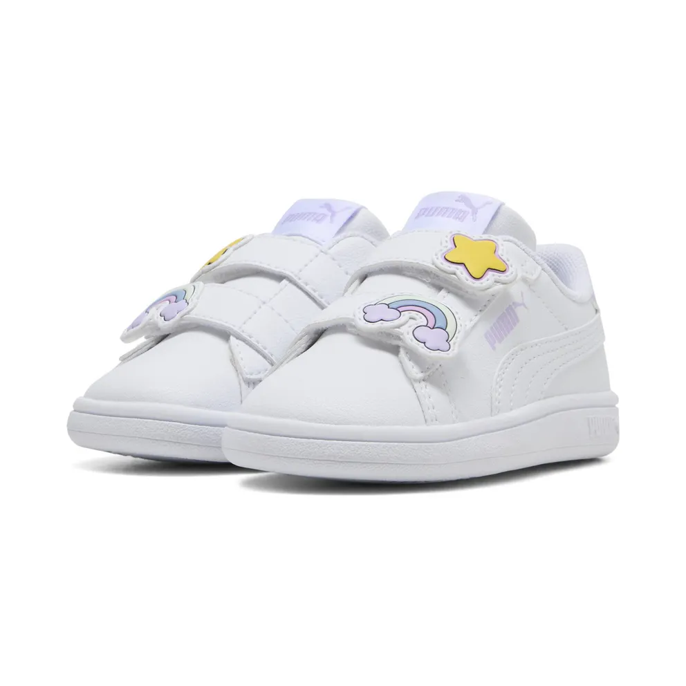 Puma Smash 3.0 Badges “Puma White / Light Lavender” (397287_10)