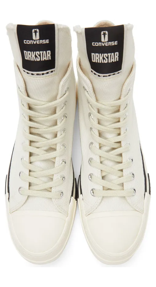Rick Owens Drkshdw Off-White Converse Edition Drkstar Hi Sneakers (DC02AX686 CTDR2) (5)