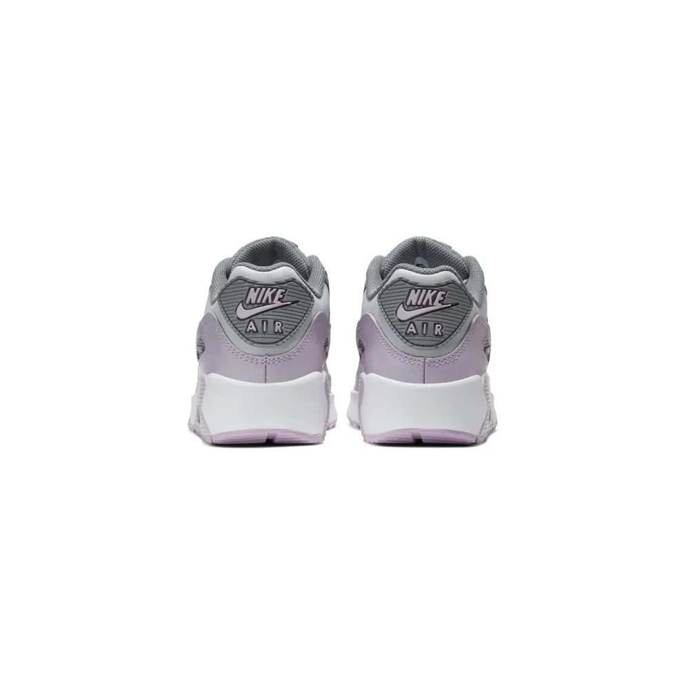 Nike Air Max 90 Leather Particle Grey Iced Lilac (GS) Particle Grey/Iced Lilac-Photon Dust-White (CD6864-002)