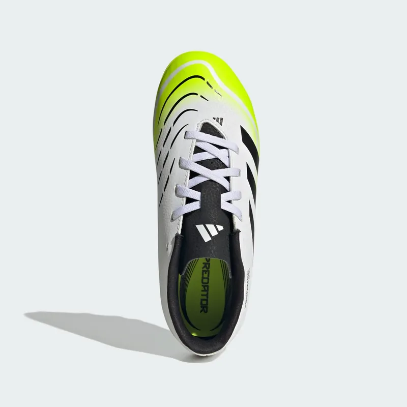 adidas Predator Club FG/MG Cloud White Core Black Lucid Lemon (JH8868)