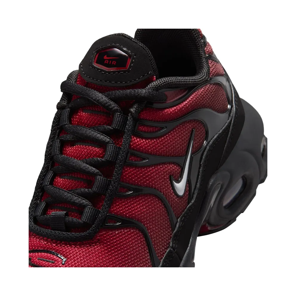 Nike Air Max Plus Premium “Tough Red / Black / Mystic Dates / Grey Fog” (FZ0023-606)