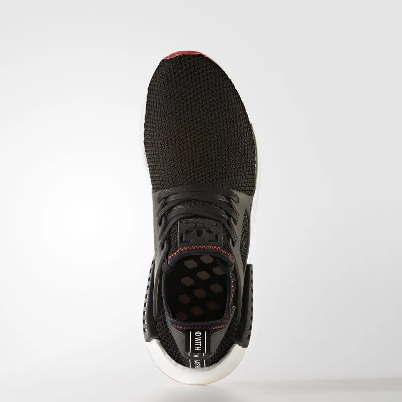 adidas NMD XR1 Black Contrast Stitch Core Black/Core Black/Solar Red (BY9924)