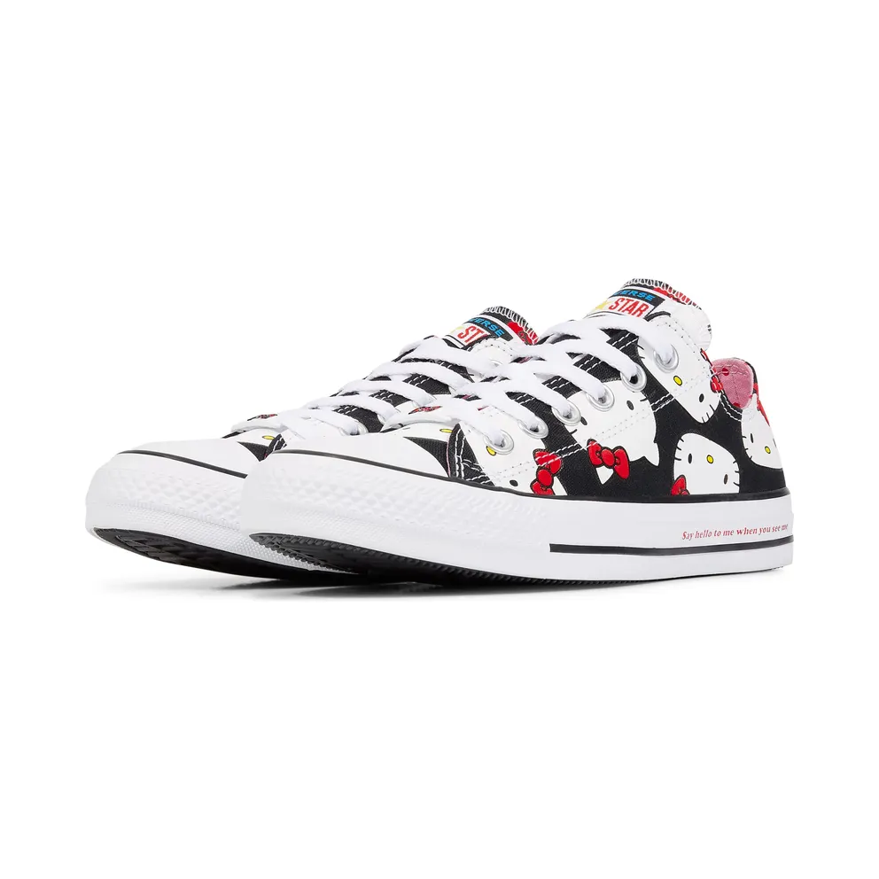 Converse Chuck Taylor All-Star Ox Hello Kitty Black Black/Prism Pink-White (162947C)