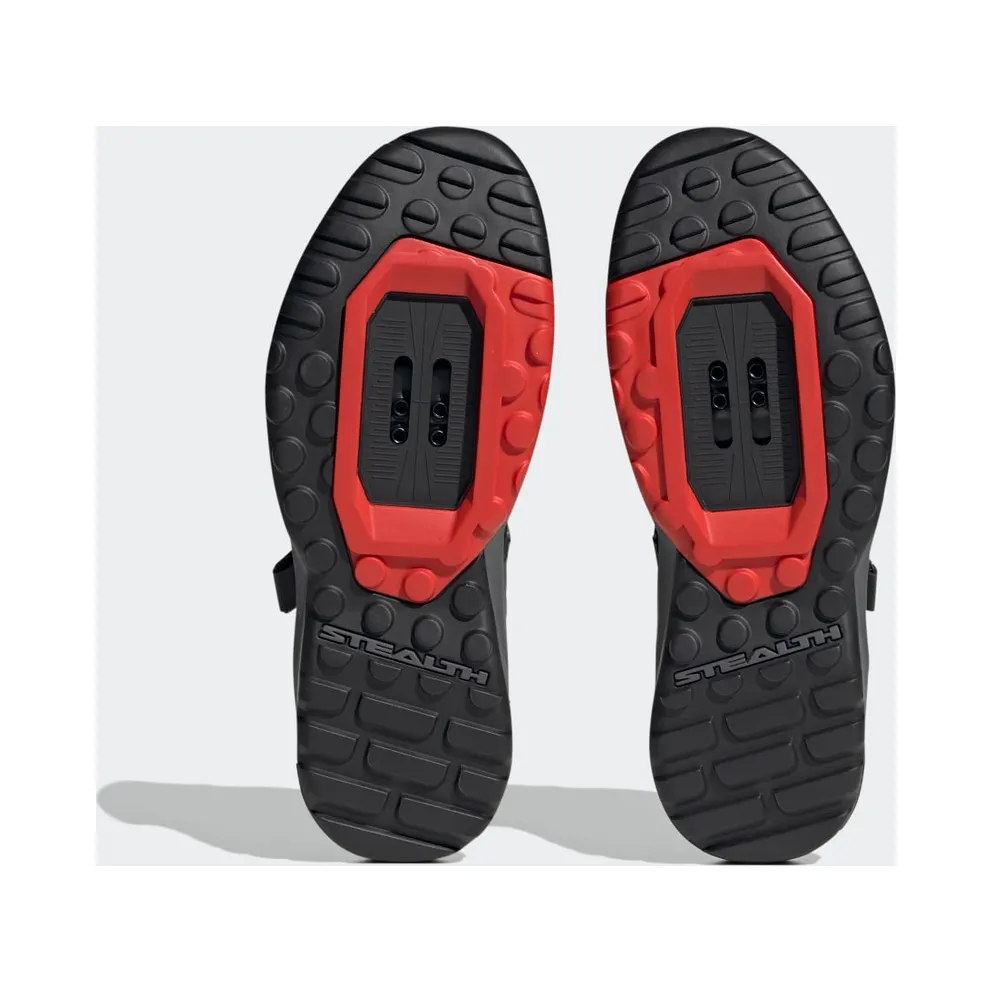 Adidas 5.10 TRAILCROSS CLIP-IN MOUNTAIN BIKING SHOES Core Black / Grey Three / Red (HP9931)