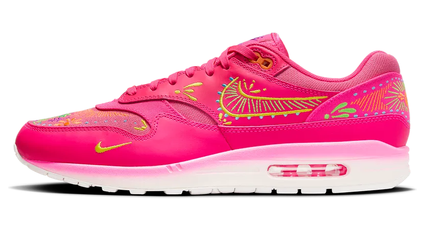 Nike Air Max 1 Premium Hyper Pink/Opti Yellow/Green Strike/Sail (FQ8172-645)