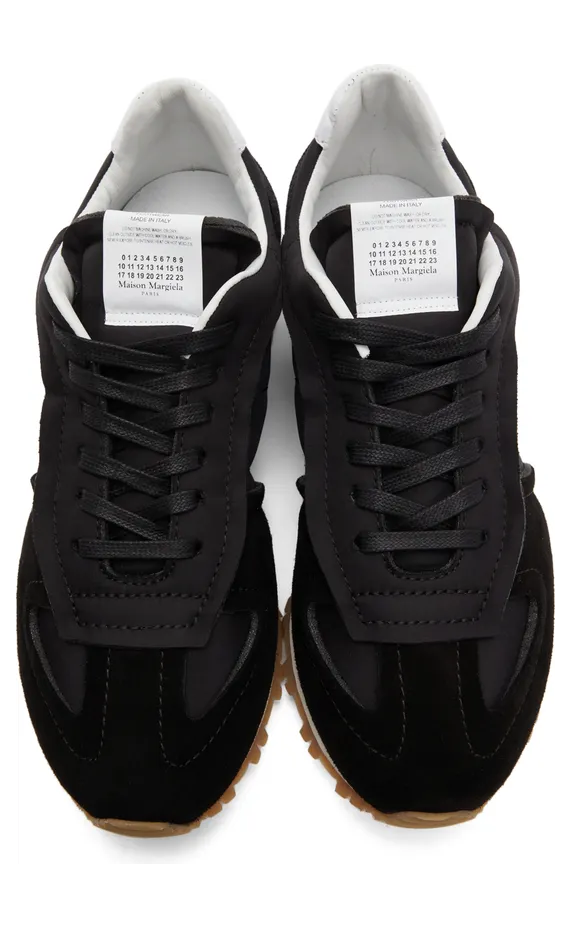 Maison Margiela Taupe Paneled Sneakers (S37WS0579 P4311) (5)