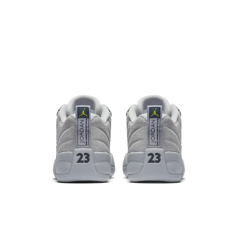 Jordan 12 Retro Low Wolf Grey (GS) Wolf Grey/Armory Navy-Electrolime (308305-002)