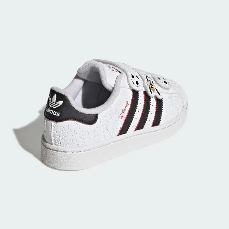 Adidas ADIDAS DISNEY SUPERSTAR II COMFORT CLOSURE Shoes Cloud White / Core Black / Red (IH4635)