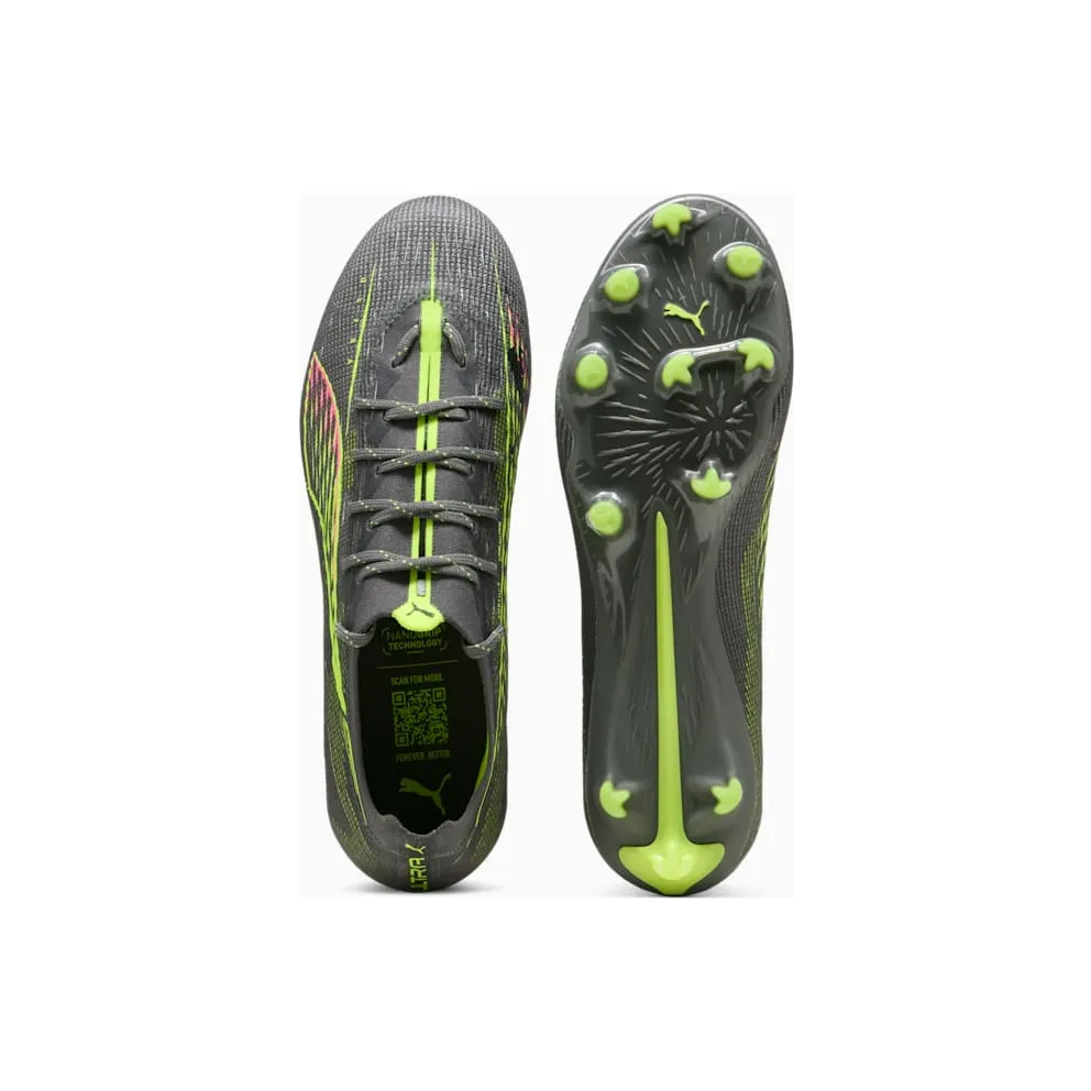 Puma Ultra 5 Pro FG/AG Matte Aged Silver Yellow Alert Sun Struck (108161-03)