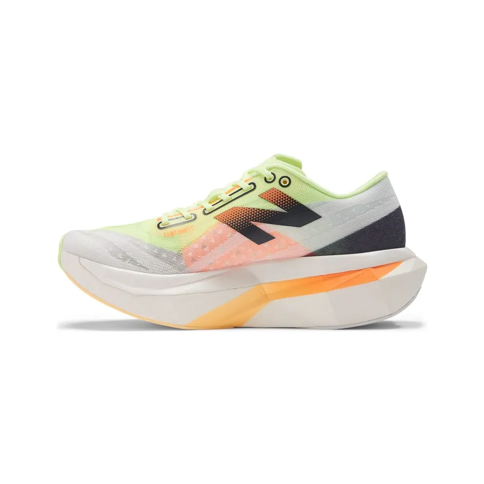New Balance FuelCell SuperComp Elite v4 White Bleached Lime Glo Hot Mango (WRCELLA4)