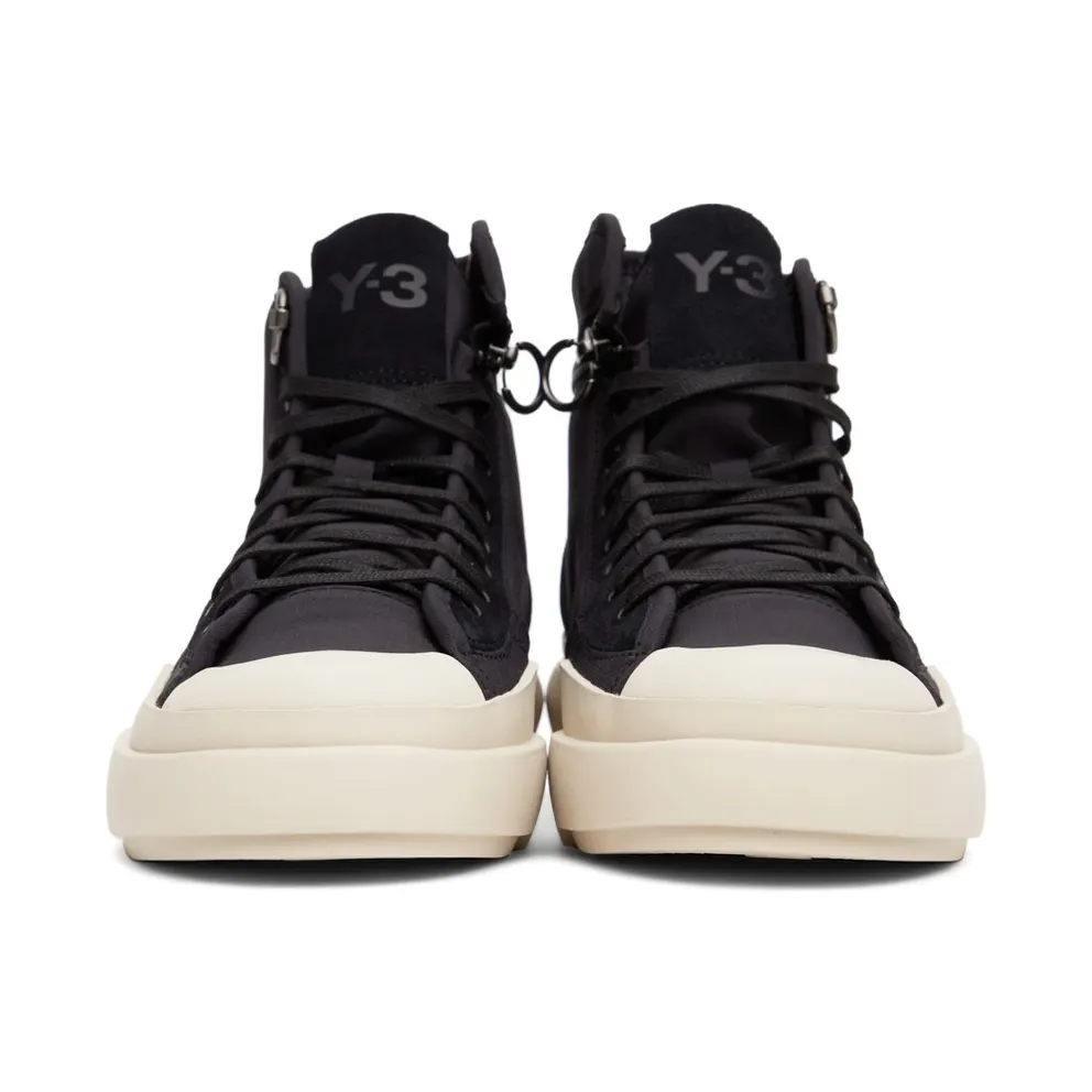 Adidas Y-3 Ajatu Court High Black / Black / Bliss (GW8618)