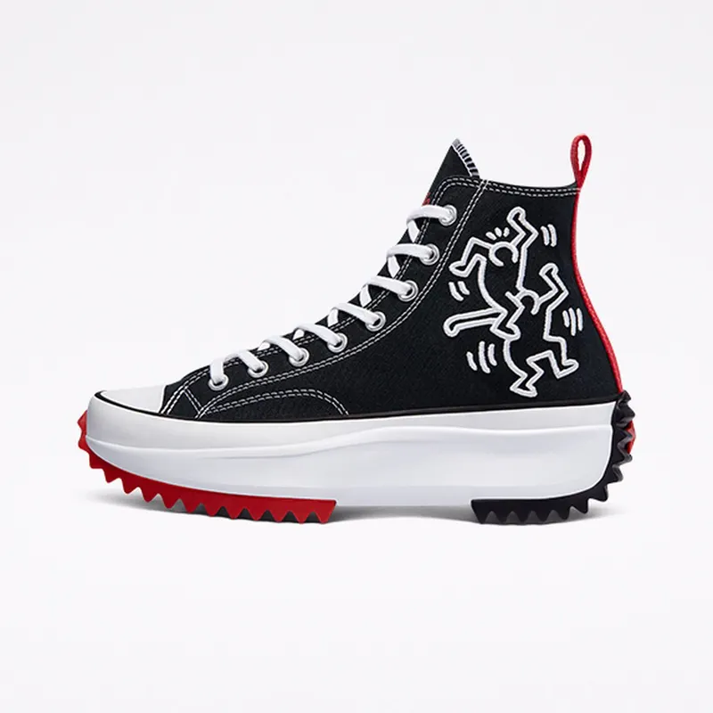 Converse Converse x Keith Haring Run Star Hike High Top Black/White/Red (171859C)