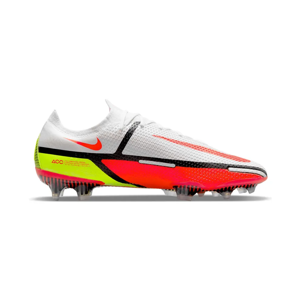 Nike Phantom GT2 Elite FG White Volt Black Bright Crimson (CZ9890-167)