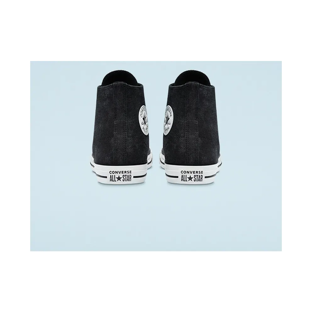 Converse Washed Canvas Chuck Taylor All Star High Top Black/black/egret (171062C)