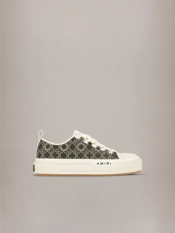 Amiri MA Quad Canvas Court “Thyme” (AM326SN004-001W)