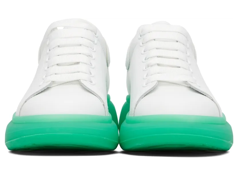 Alexander McQueen Black & Green Oversized Sneakers (682397WIB94) (2)