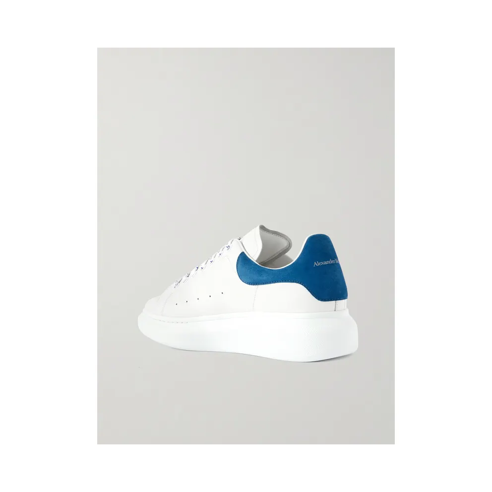 Mcqueen Exaggerated-Sole Leather White (553680WIAIH)