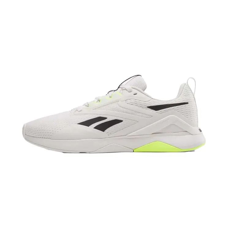 Reebok Nanoflex TR 2.0 “Barely Grey Black Digital Lime” (100205-404)