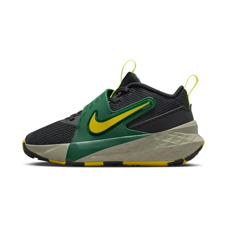 Nike Team Hustle D 12 Black Fir Light Army Bright Citron (HF6280-004)