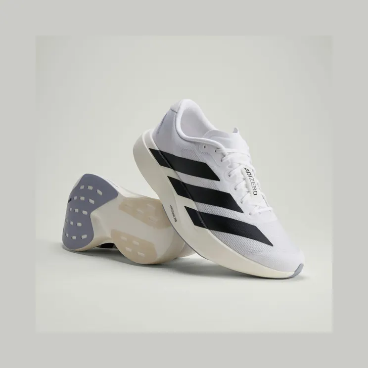 adidas Adizero Evo SL “Cloud White / Core Black / Cloud White” (JH6206)