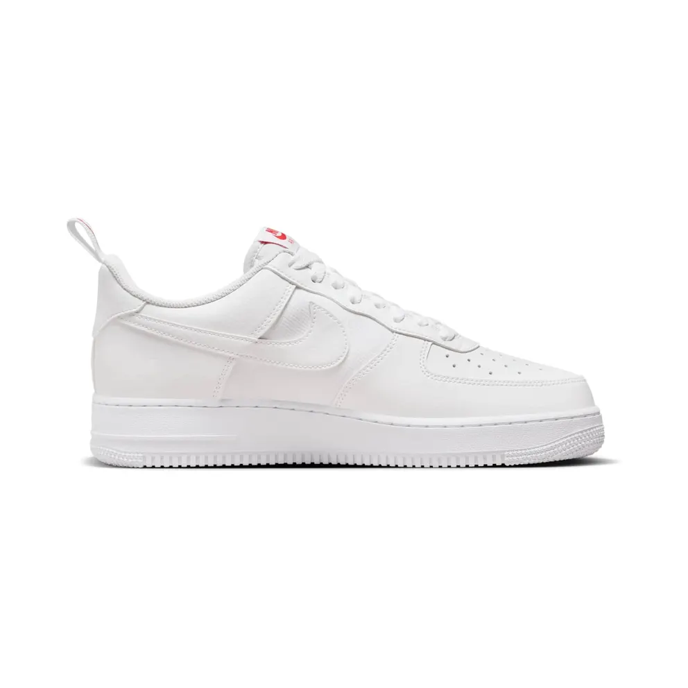 Nike Air Force 1 Low ’07 SE White Red Mini Swoosh (FZ7187-100)