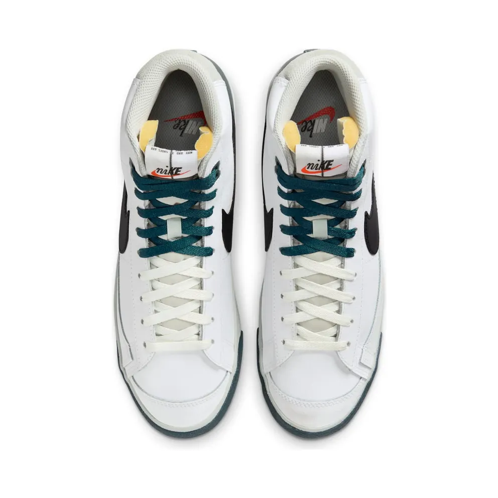 Nike Blazer Mid ’77 PRM “White / Deep Jungle / Light Silver / Black” (FB8889-100)