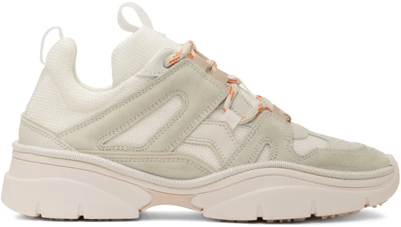 Isabel Marant White Kindsay Sneakers (22ABK0052-22A034S)