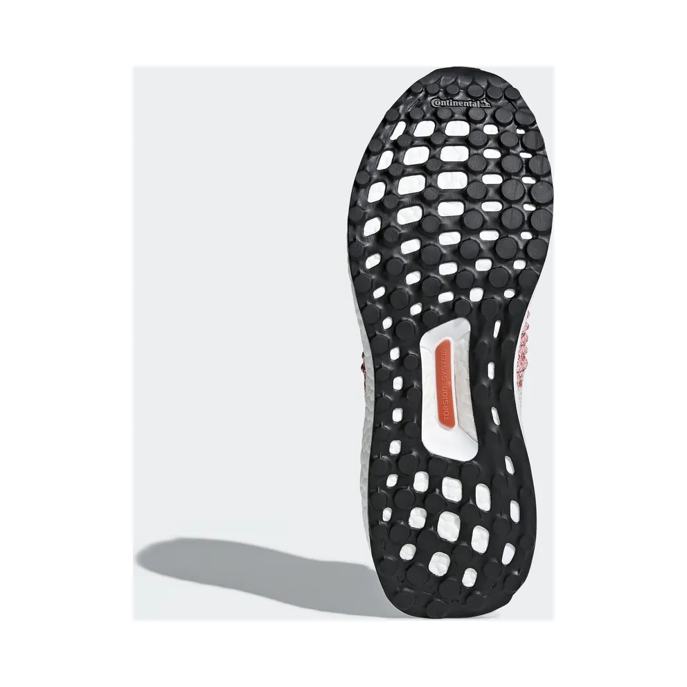adidas Ultra Boost Laceless White Scarlet Footwear White/Footwear White/Trace Scarlet (BB6136)