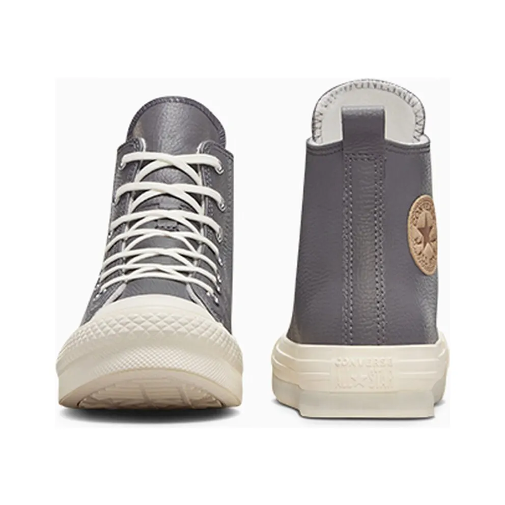 Converse Chuck Taylor All Star EVA Lift Platform Leather Sharkskin/Warm Quarry/Egret (A09259C)
