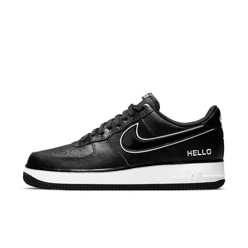 Nike Air Force 1 Low ’07 LX Hello Black – “Black / White / Black” (CZ0327-001)