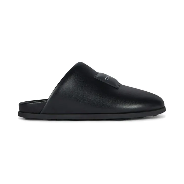 Givenchy Label Flat Mules Black (BE30AKE2GB-001)