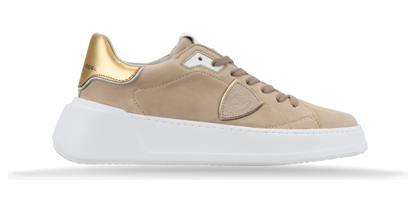 Philippe Model Tres Temple “Beige/Gold” (BJLD NB03)