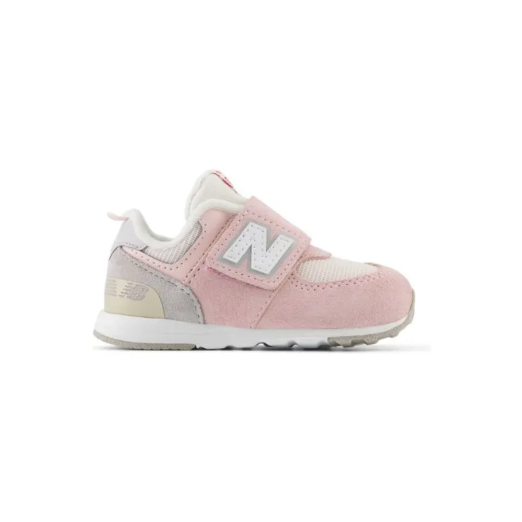 New Balance 574 Hook and Loop Shell Pink Rain Cloud (NW574BKM)