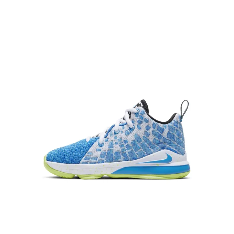 Nike LeBron 17 Sprite (PS) Photo Blue/Photo Blue-Ghost Green (BQ5595-434)