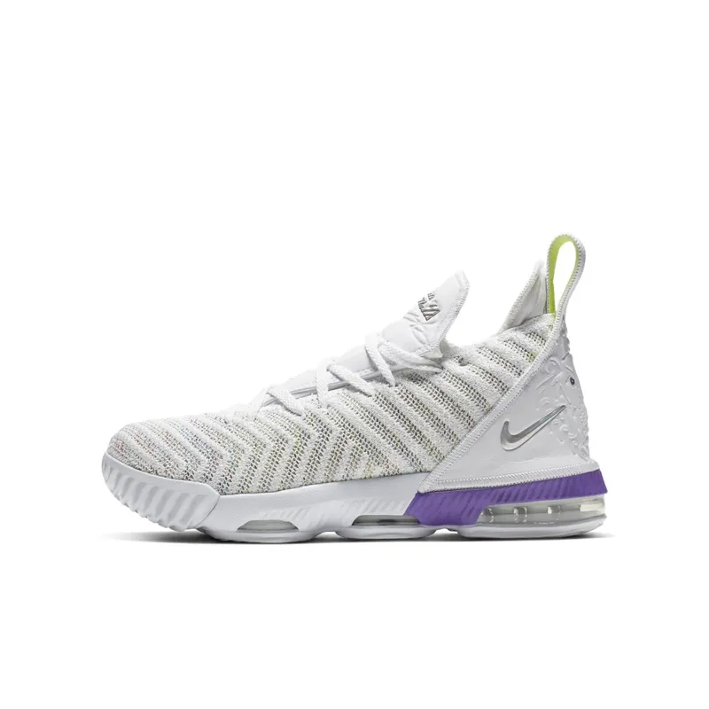Nike LeBron 16 Buzz Lightyear (GS) White/Multi-Color-Hyper Grape-Volt (AQ2465-102)