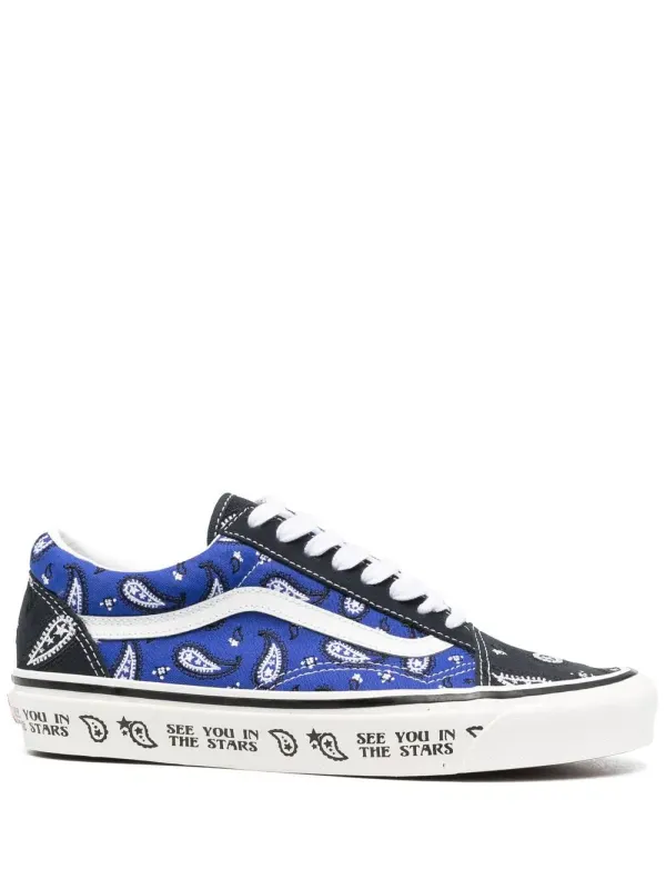 Vans Old Skool sneakers with paisley-print – Blue (VN0A54F3NVY1)