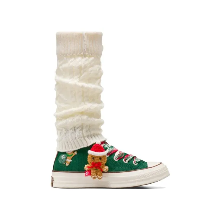Converse Chuck 70 Hi X-Mas Gingerbread & Knit Sock Midnight Clover (A12455C)