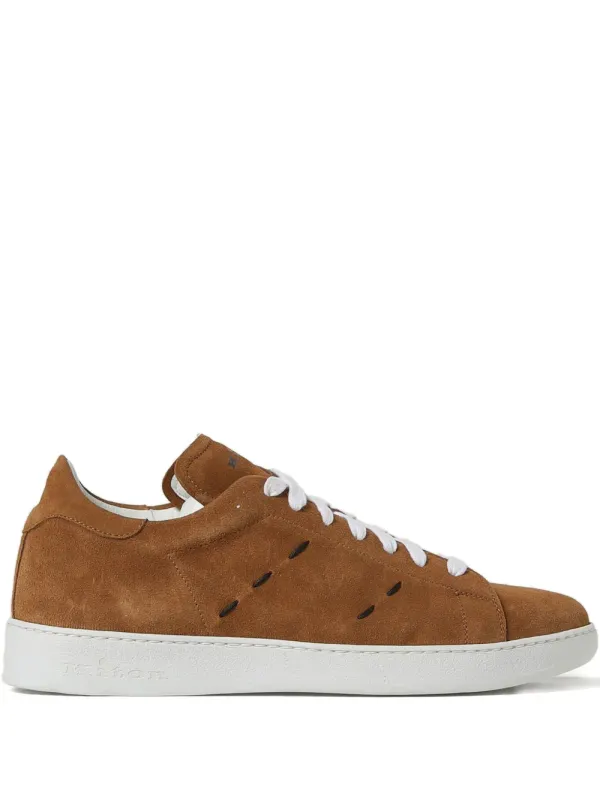 Kiton mit Ziernähten – Brown (USSA068N0130202)