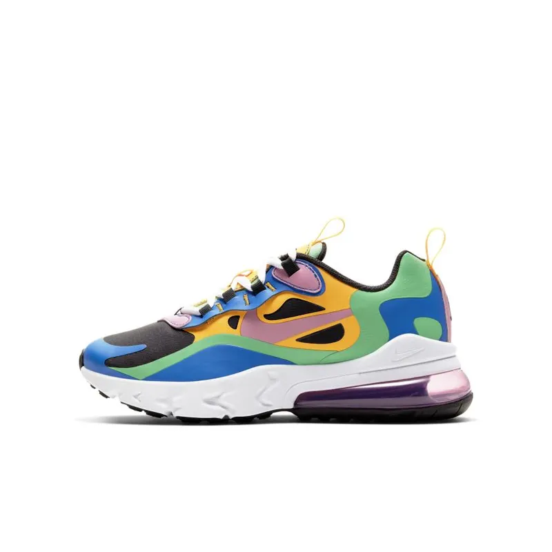 Nike Air Max 270 React Magic Flamingo (GS) Off Noir/University Gold/Soar (CU4668-001)