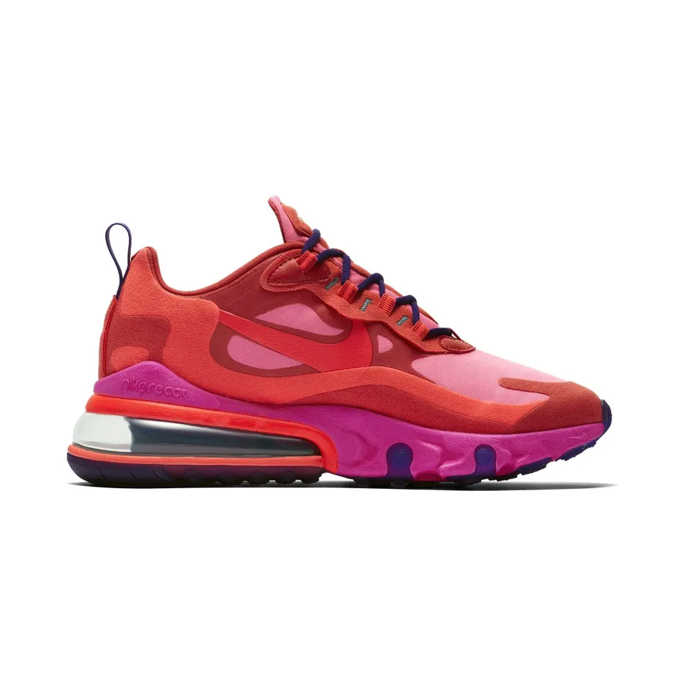 Nike Air Max 270 React Mystic Red (W) Mystic Red/Pink Blast/Habanero Red (AT6174-600)