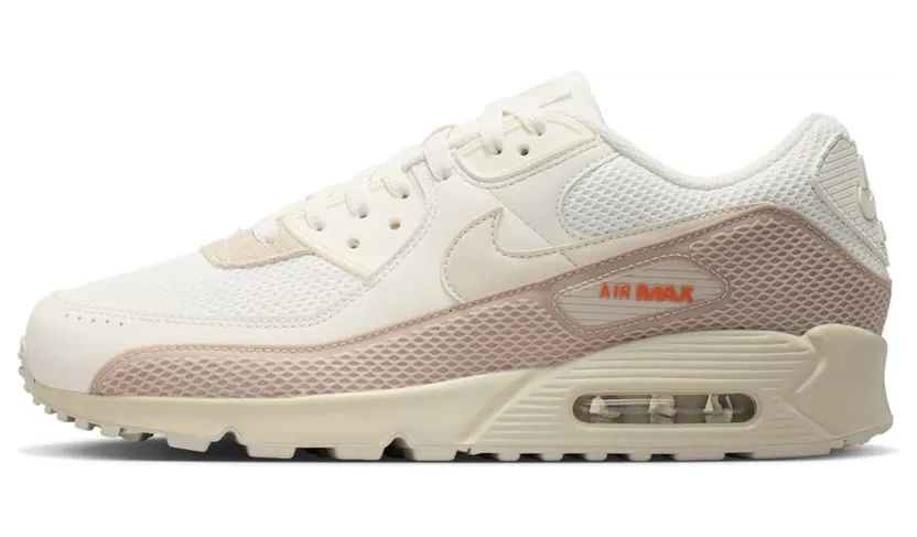 Nike Air Max 90 Premium Phantom Cream II – “Phantom / Cream Ii / Safety Orange / Light Orewood Brown” (IM5759-001)