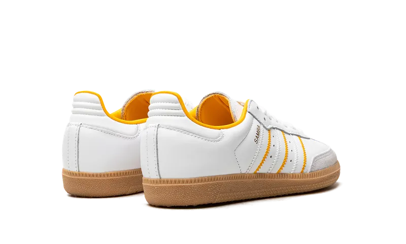 Adidas Samba OG GS “Cloud White Crystal White Crew Yellow” (IH5582)