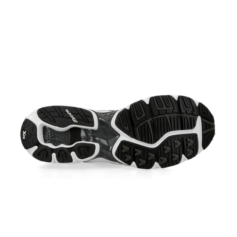 Mizuno Wave Rider 10 (white / silver / black) – D1GA210405