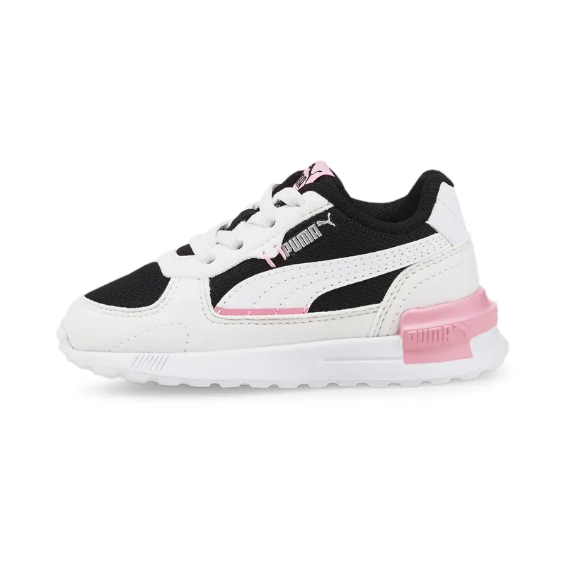 PUMA Graviton AC Babies’ White/Black/Prism Pink (381989-09)
