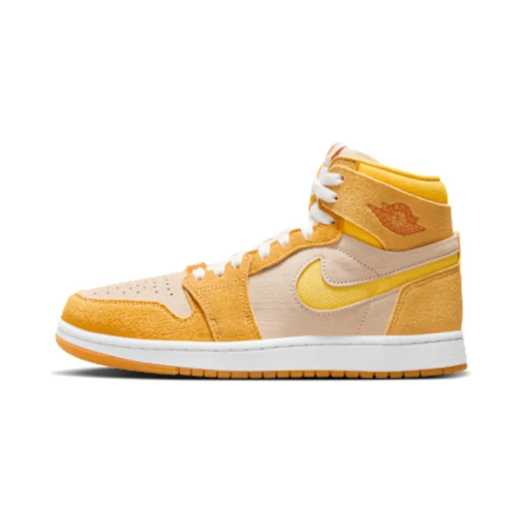 Air Jordan 1 Zoom Air CMFT 2 “Yellow Ochre/Tour Yellow-Pale Vanilla-Safety” (FJ5743-700)