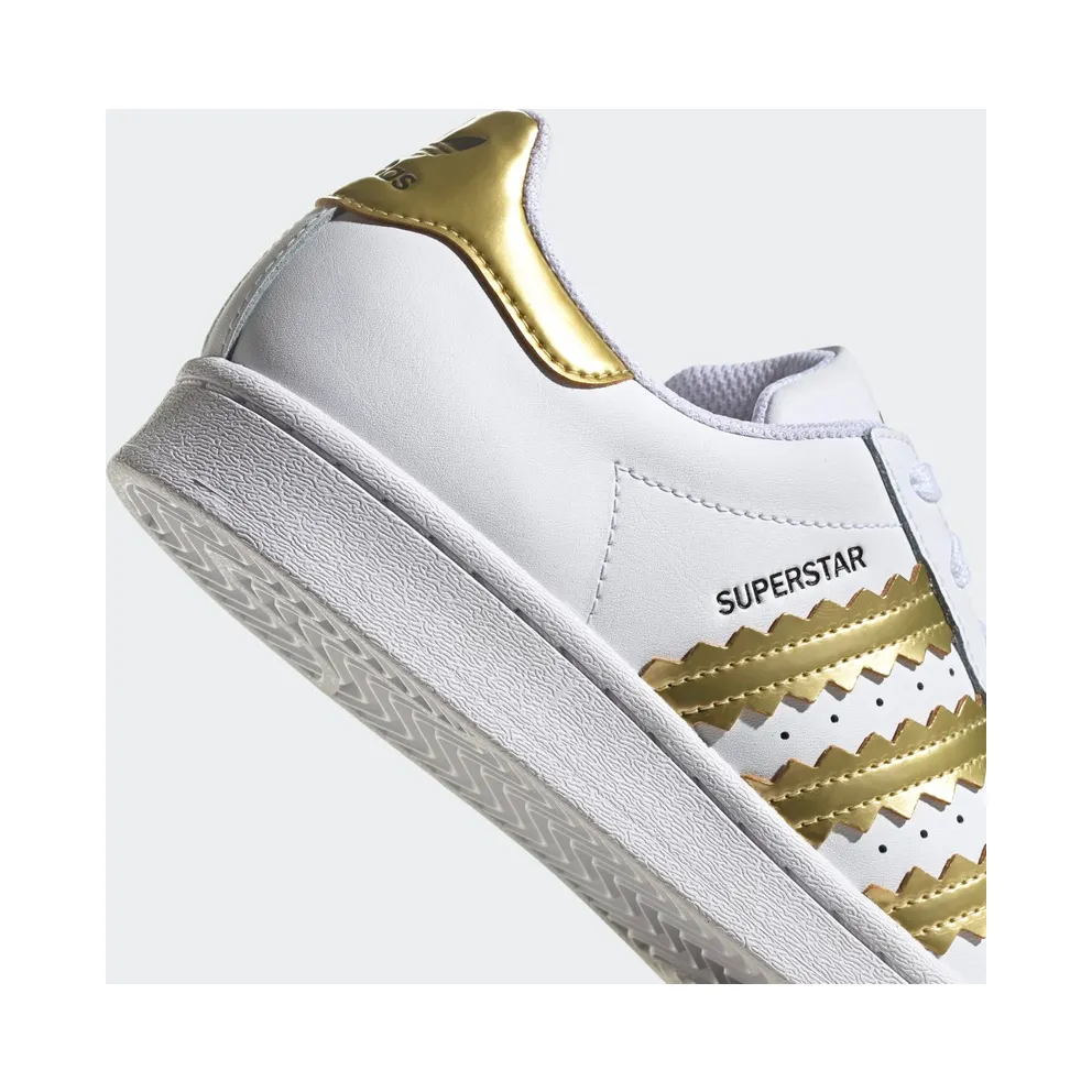 Adidas Superstar Cloud White / Matte Gold / Core Black (H03915)