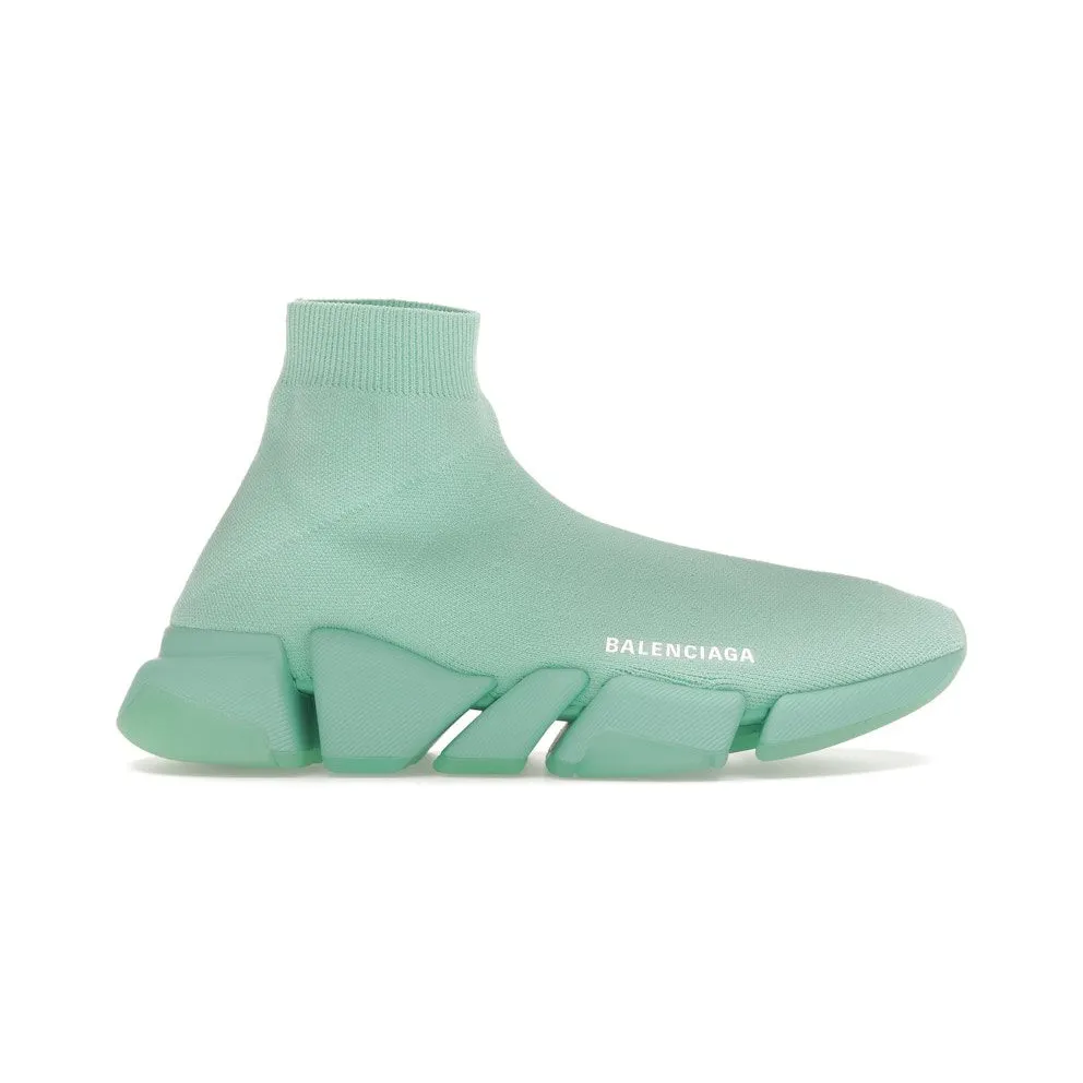 Balenciaga Speed 2.0 Recycled Transparent Sole Green (654020W2DI43412)