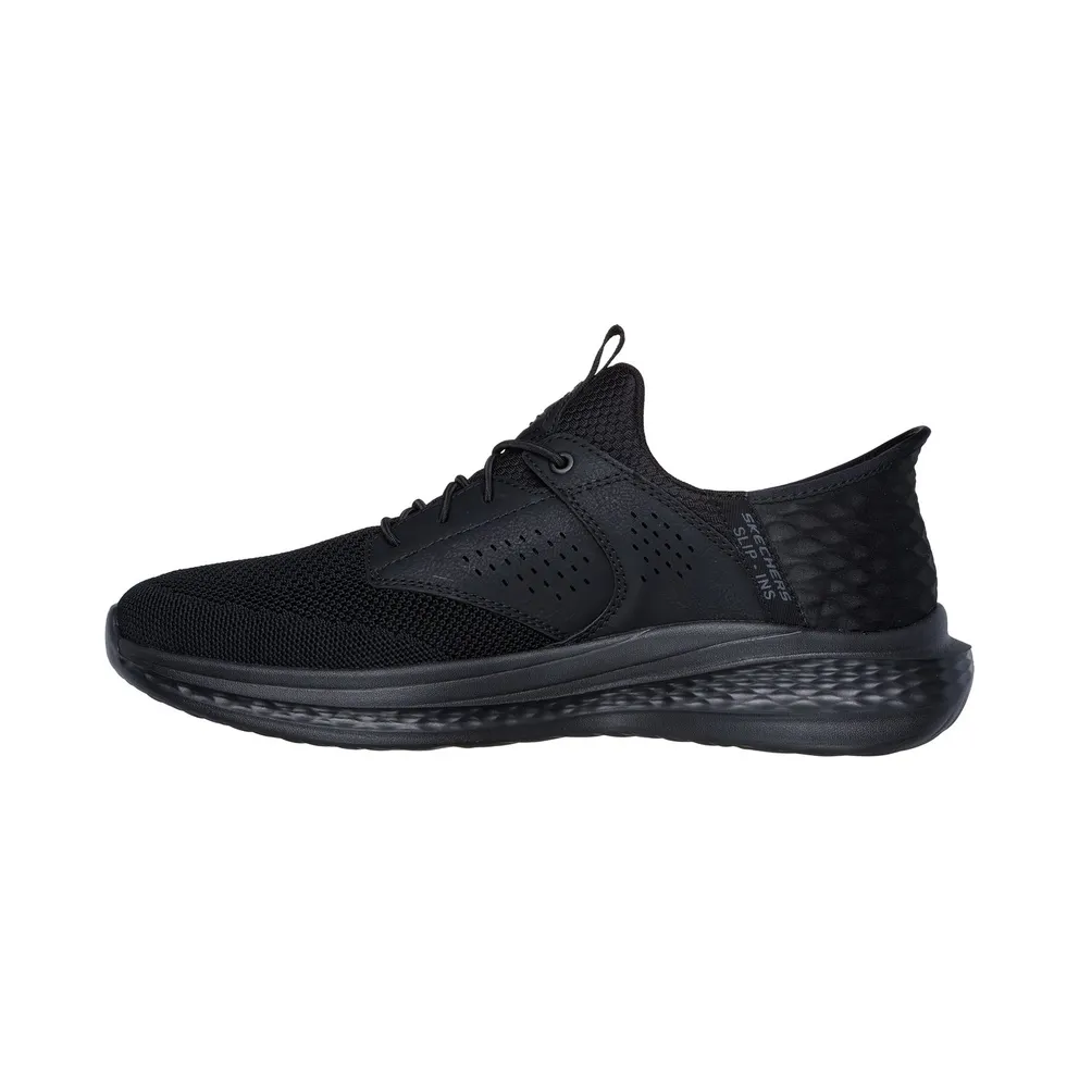Skechers Slip-ins Relaxed Fit: Slade “Caster Sneaker Black” (210889BBK)